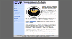 Desktop Screenshot of cookevacuum.com