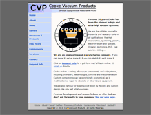Tablet Screenshot of cookevacuum.com